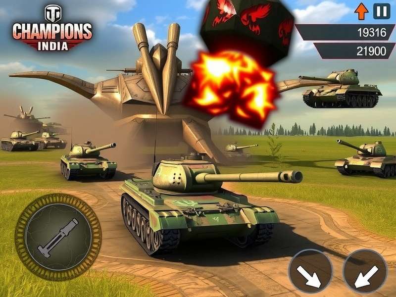 Tank Champions India gameplay screenshot